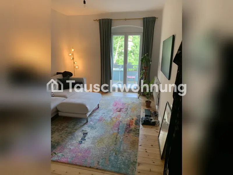 Tauschwohnung: Ruhige hübsche Wohnung mit Dielen, Balkon und Badewanne — photo 1